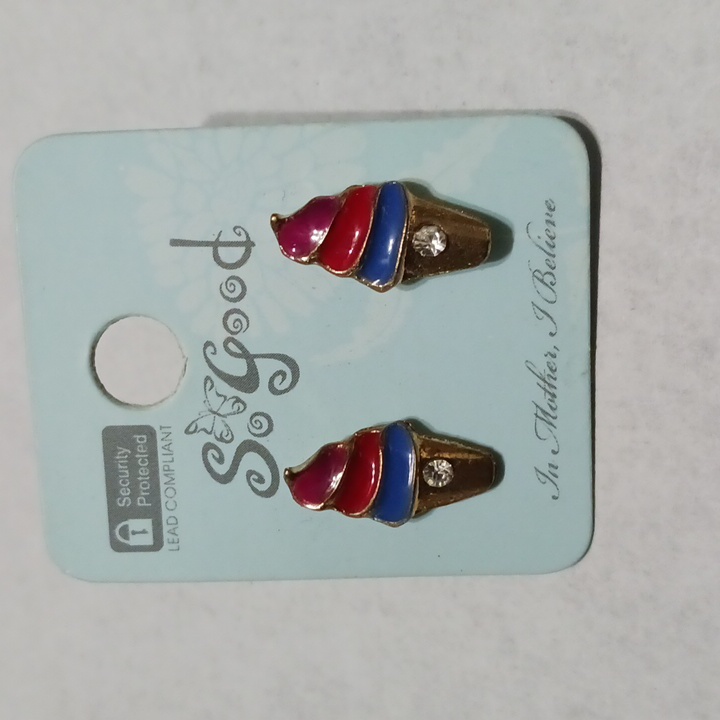 Womans Earrings So Good Ice Cream Cones